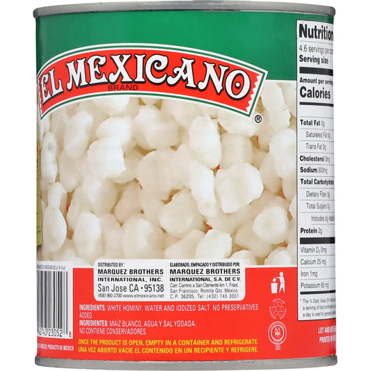 El Mexicano Hominy 29 oz