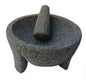 MOLCAJETE Piedra Negro /Lava Rock Mortar