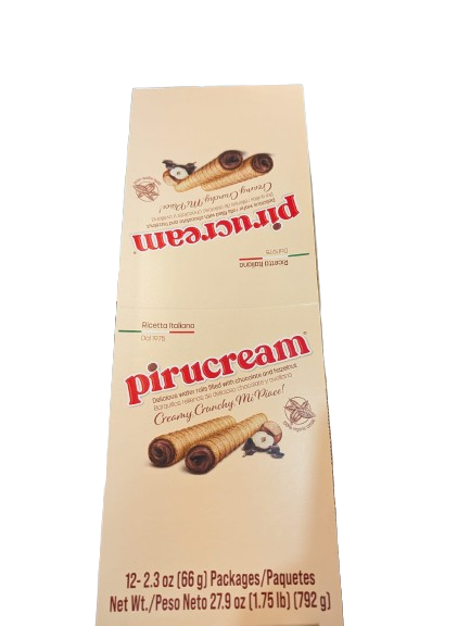 Pirucream Rolled Wafer Chocolate 12 UND / 792G