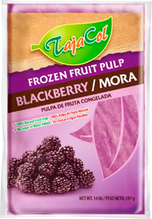 Taja Col Frozen Blackberry pulp 14 oz