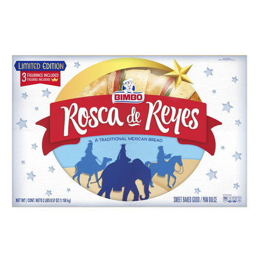 ROSCA DE REYES 2LB - FIGURINES INCLUDED